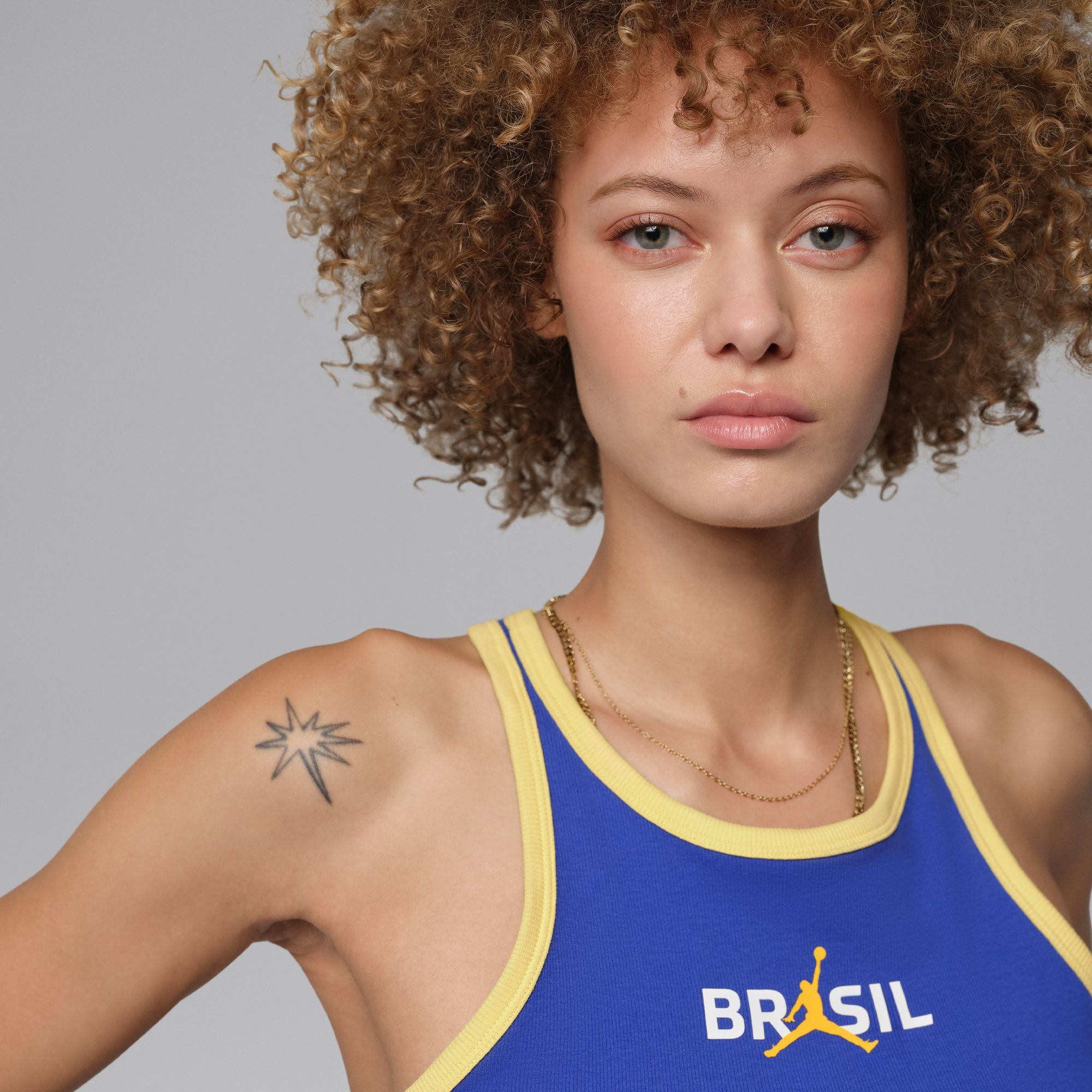 Womens Jordan Brazil Sleeveless Tank 'Old Royal'
