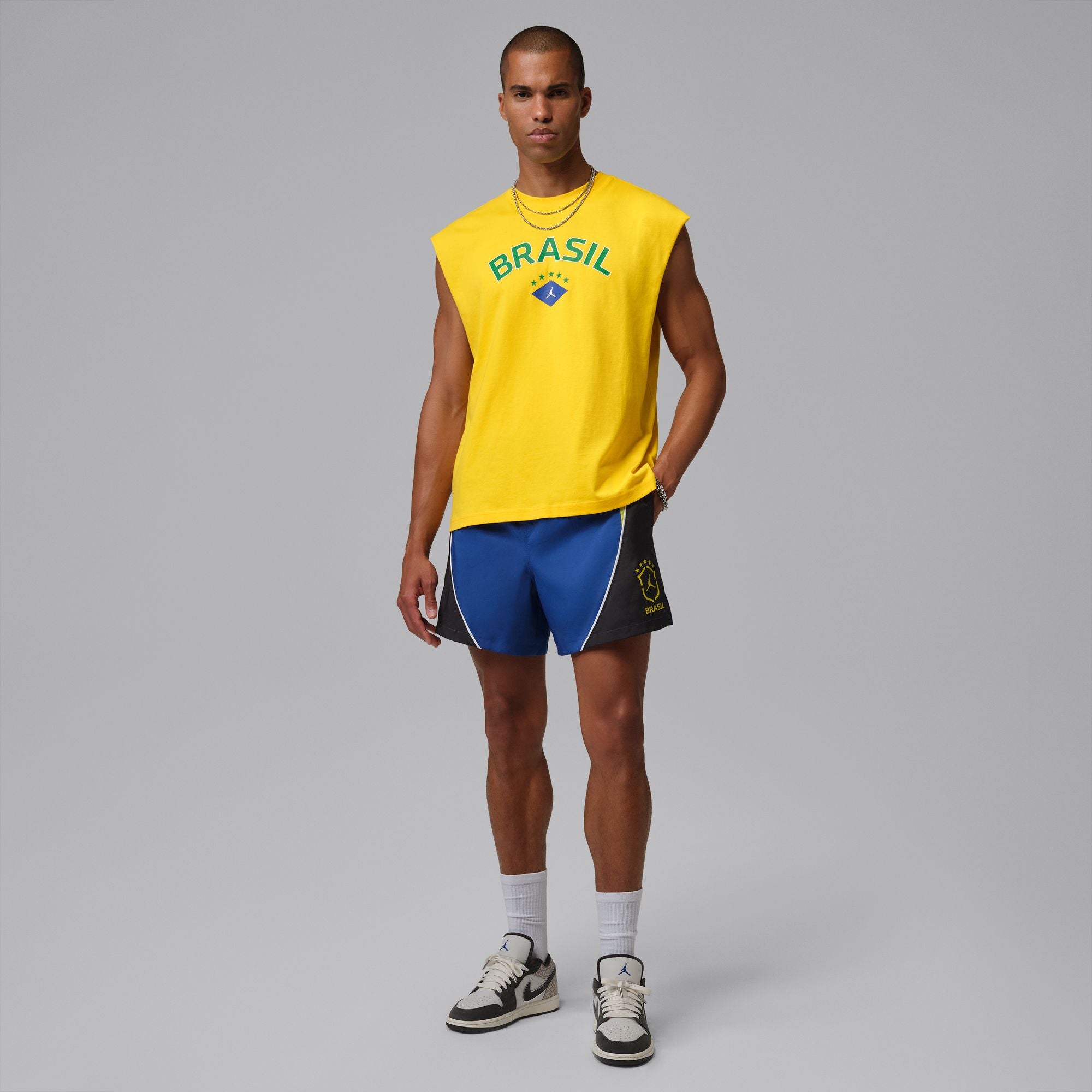Jordan Brooklyn Woven Shorts 'Blue'