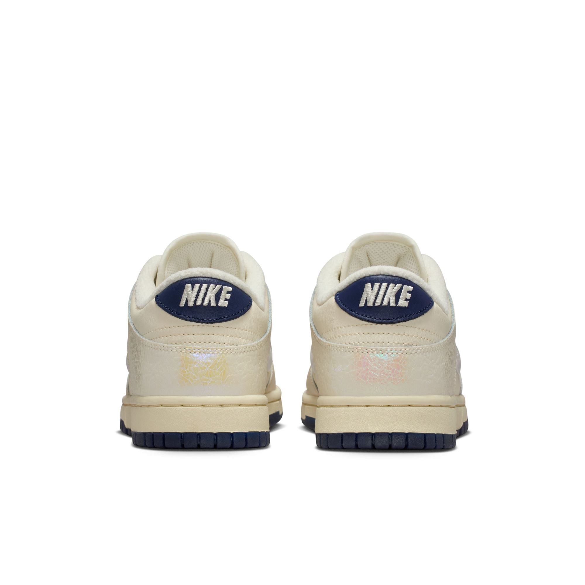 Womens Nike Dunk Low 'Soft Pearl/Multi-Color-Midnight Navy'