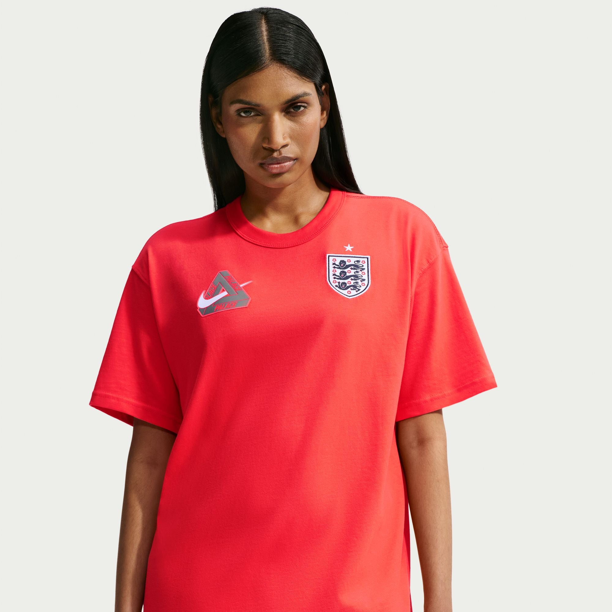 Nike x PALACE T-Shirt England Red Lサイズ Nike England x Palace T-Shirt 'Light Crimson'