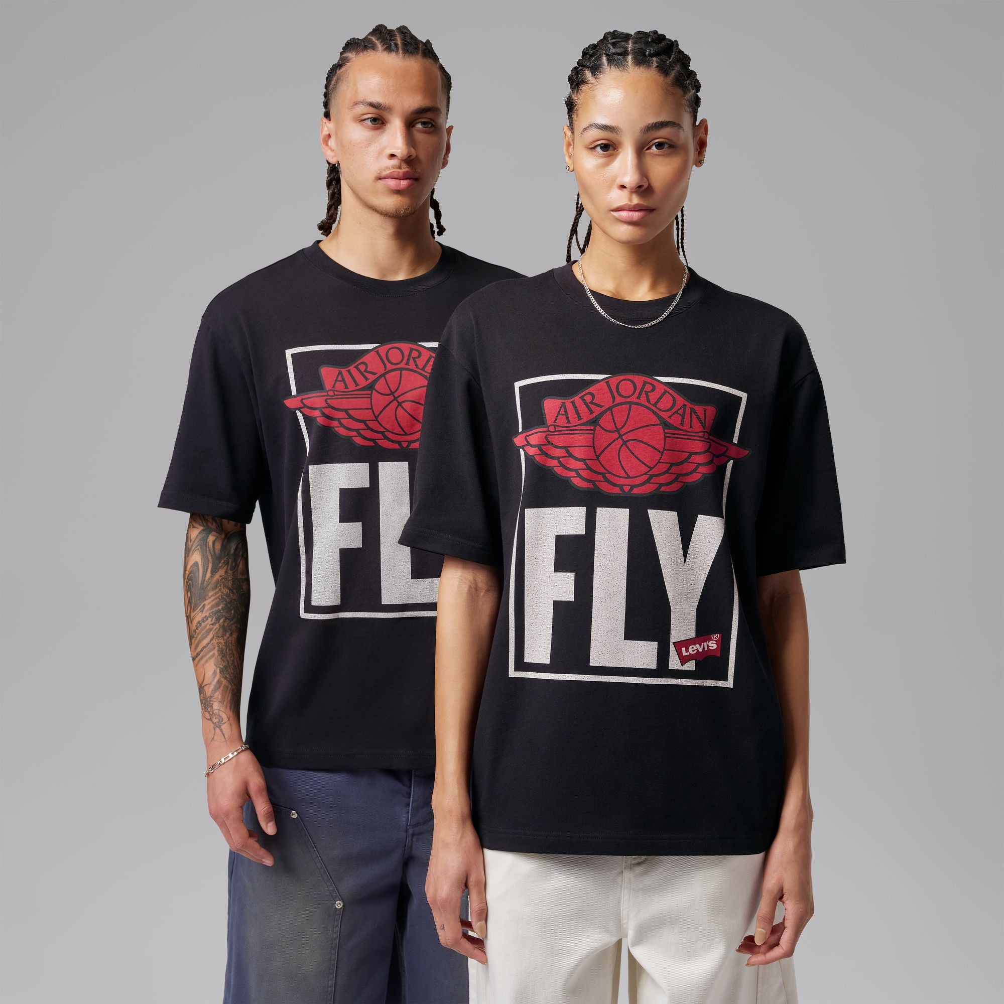 Jordan x Levi's® Short-Sleeve T-Shirt 'Black'