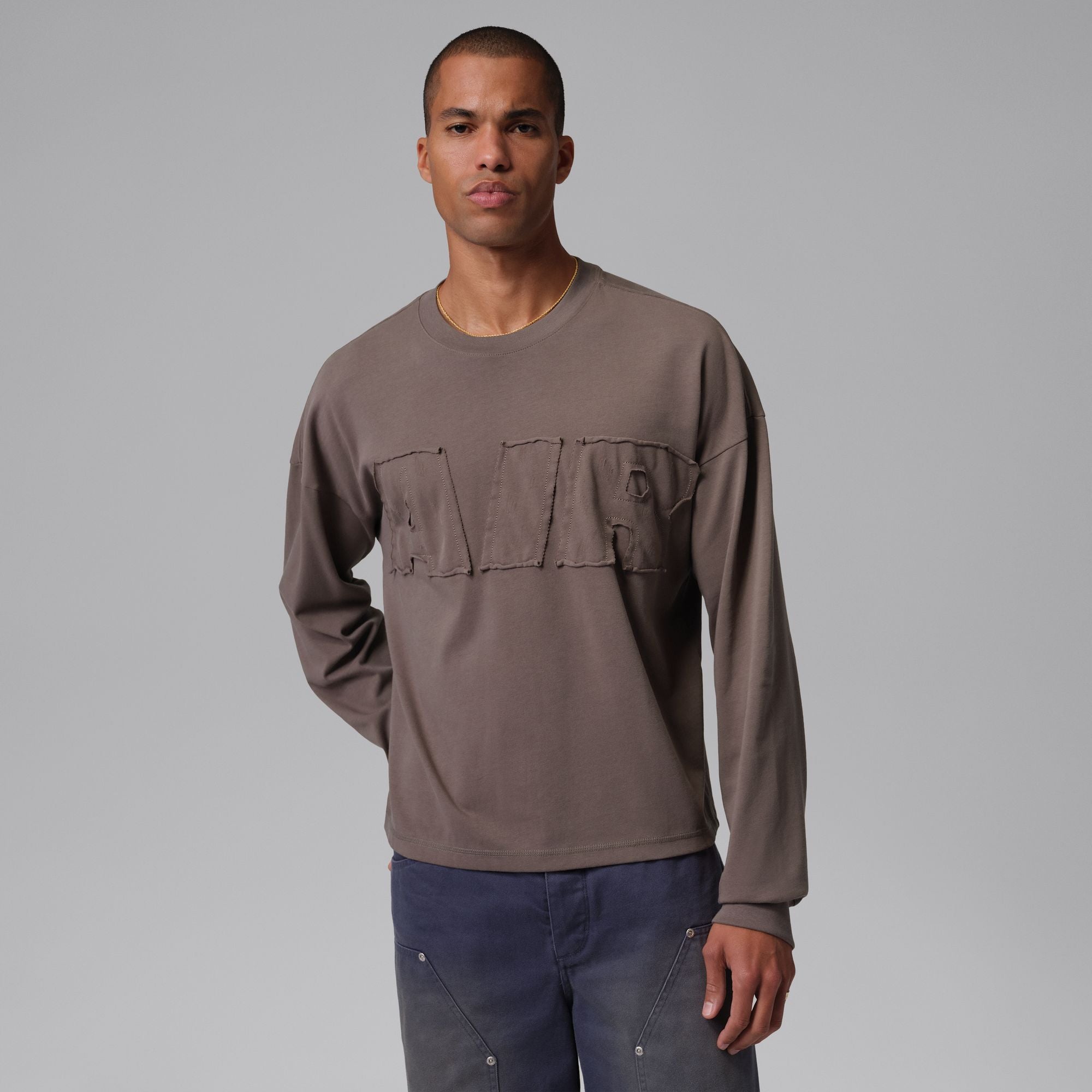 Jordan AIR Longsleeve T-Shirt 'Cave Stone'