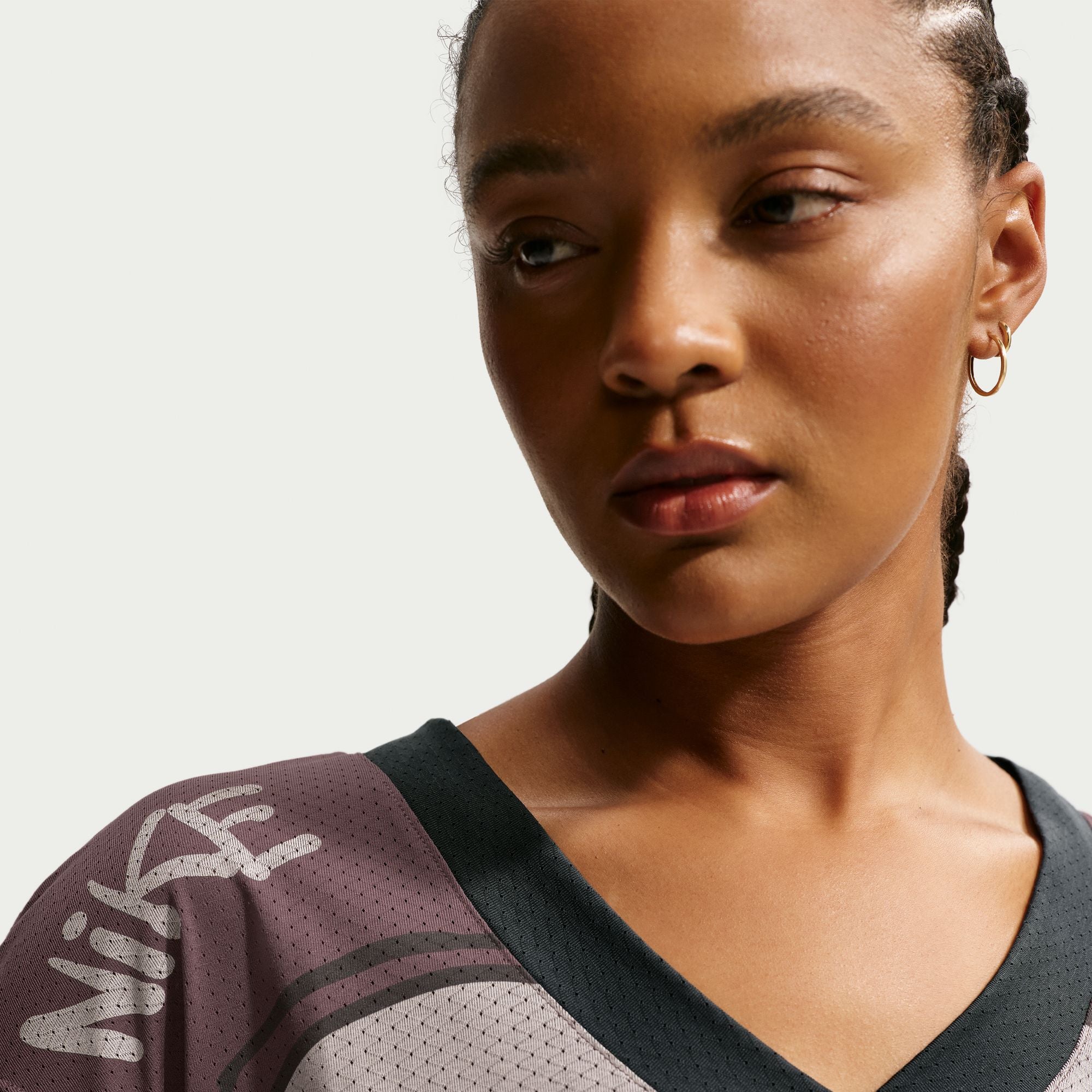 Nike Sportswear Women's Oversized Cropped Jersey 'Smoke Grey'