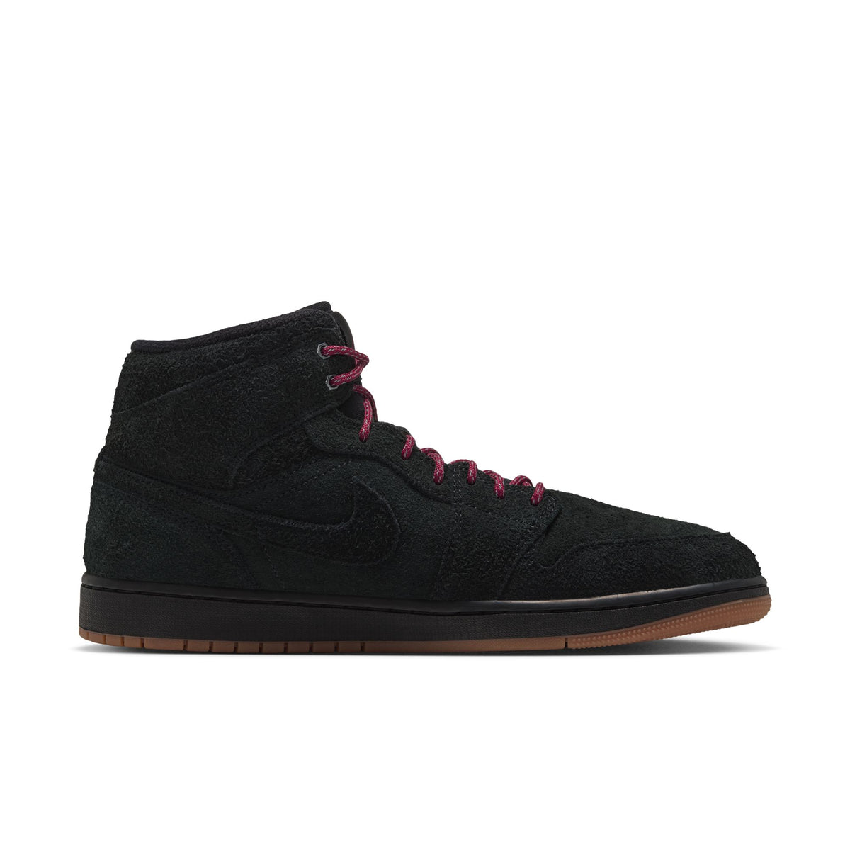Air Jordan 1 Mid SE 'Black/Gum Medium Brown/Team Red'