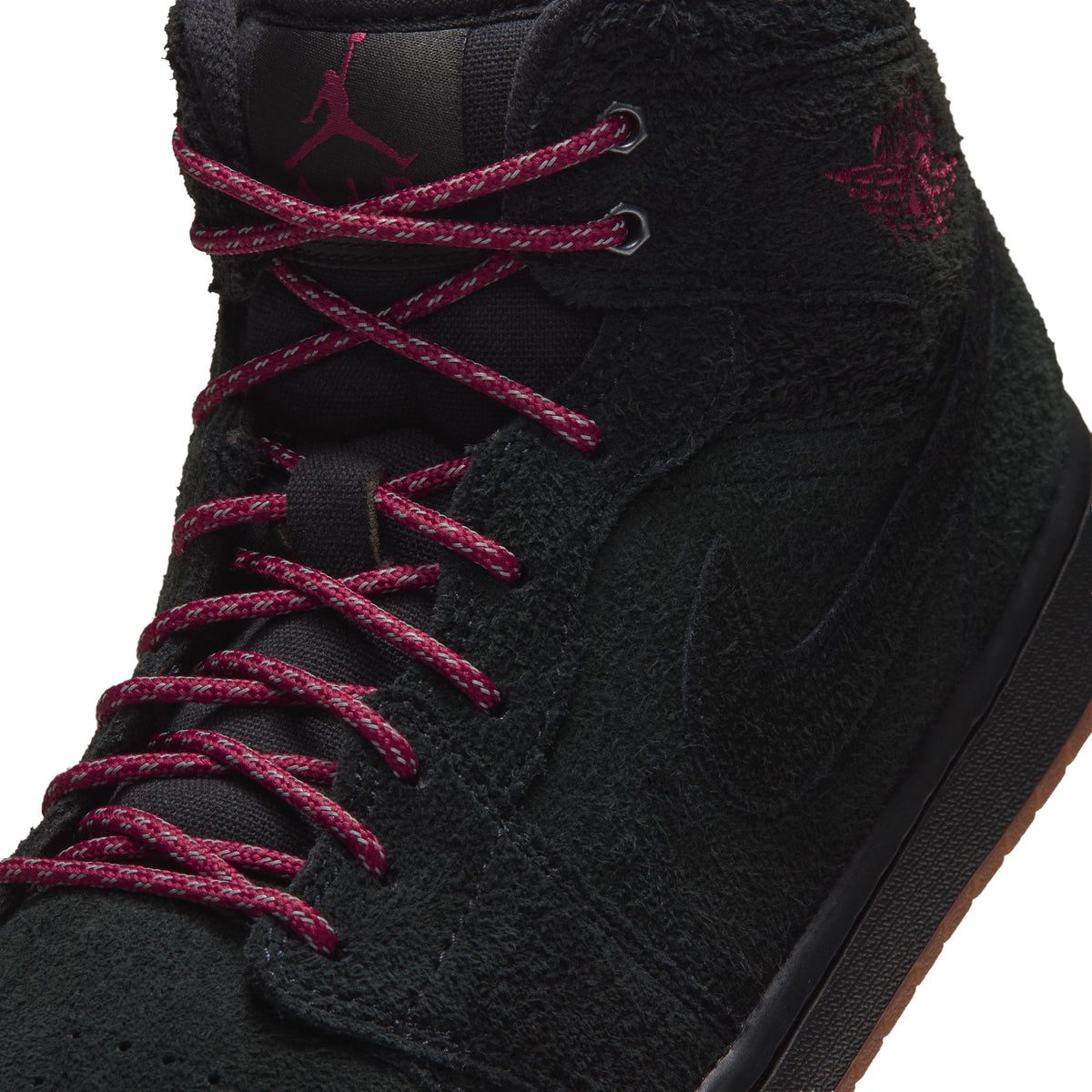 Air Jordan 1 Mid SE 'Black/Gum Medium Brown/Team Red'
