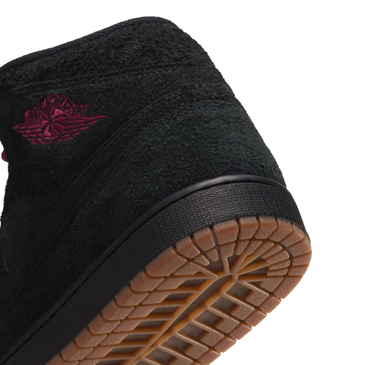 Air Jordan 1 Mid SE 'Black/Gum Medium Brown/Team Red'