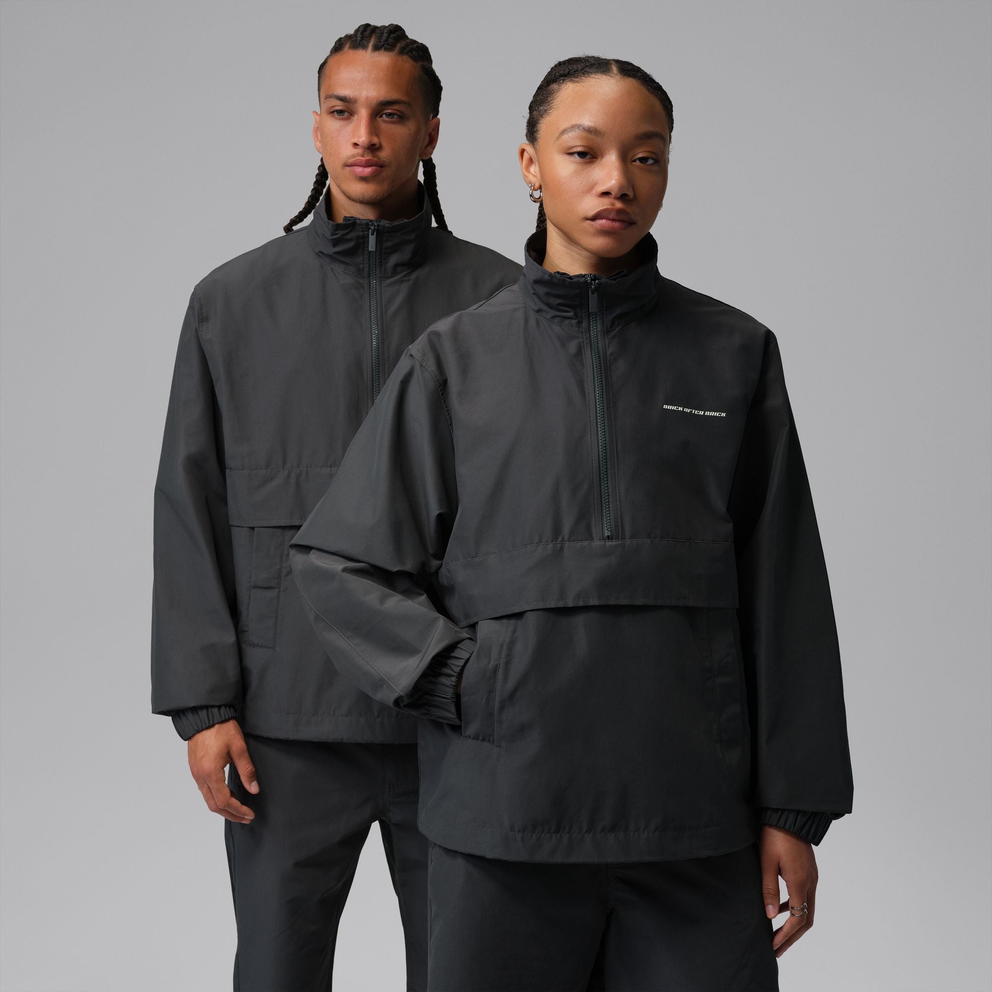 Jordan BIKE AIR x Nigel Sylvester 1/2 Zip Jacket 'Anthracite'