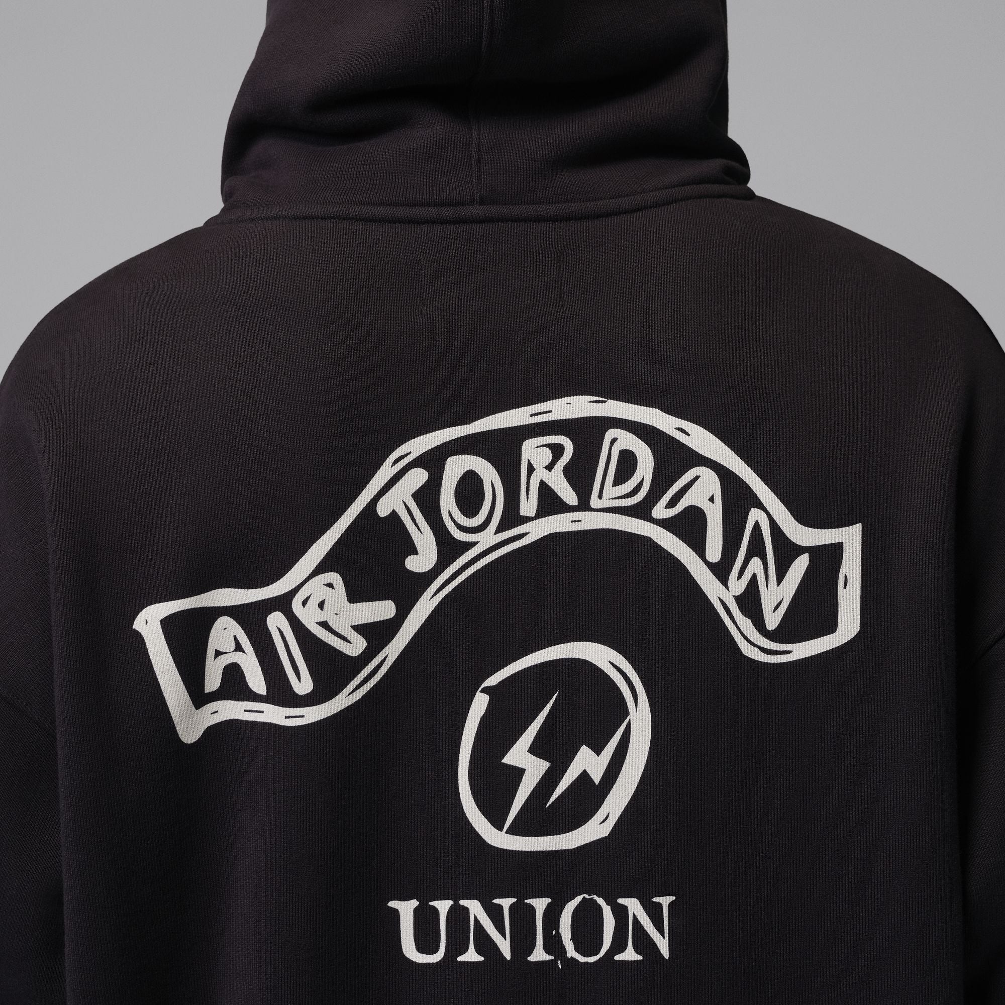 Jordan x Union x Fragment Zip-Up Hoodie 'Black'