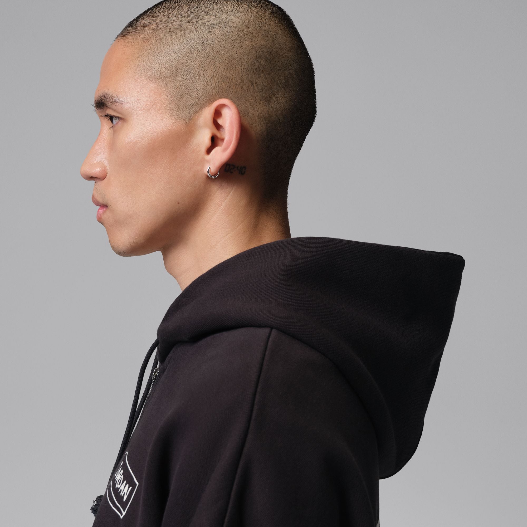 Jordan x Union x Fragment Zip-Up Hoodie 'Black'