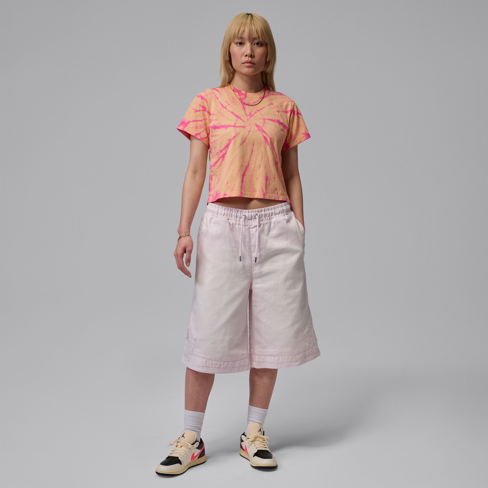 Womens Jordan Brooklyn Graphic T-Shirt 'Lemon'