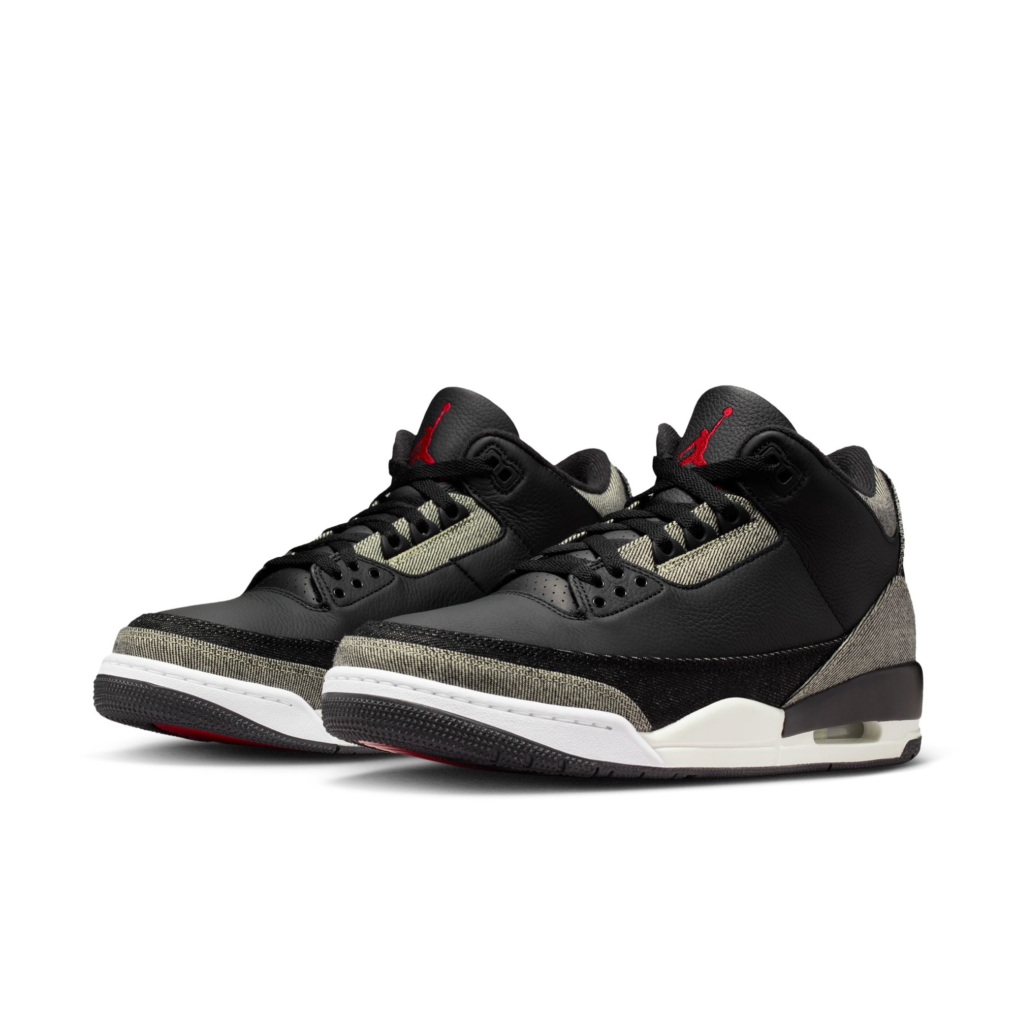 Air Jordan 3 x Levi's® 'Black/Gym Red'