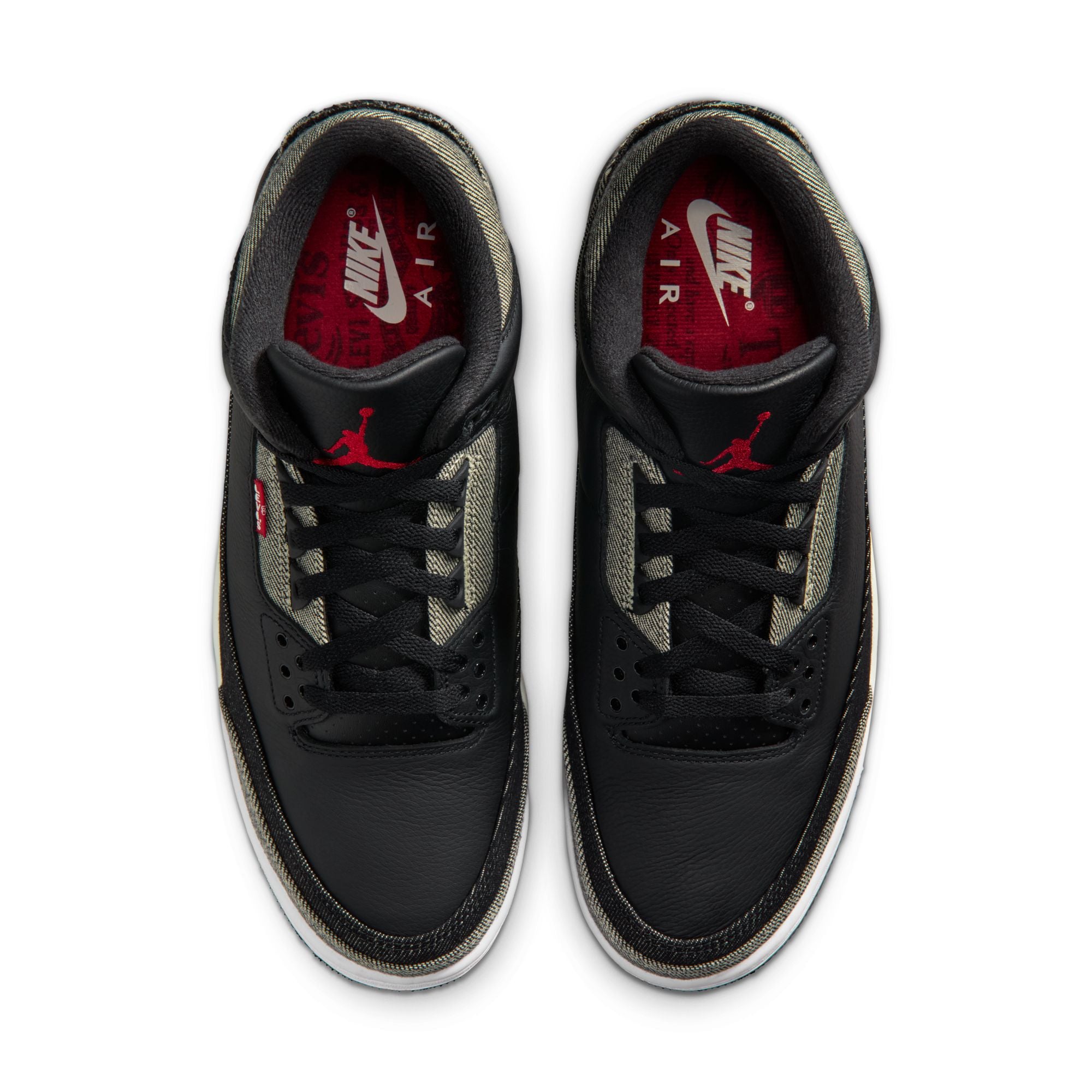 Air Jordan 3 x Levi's® 'Black/Gym Red'