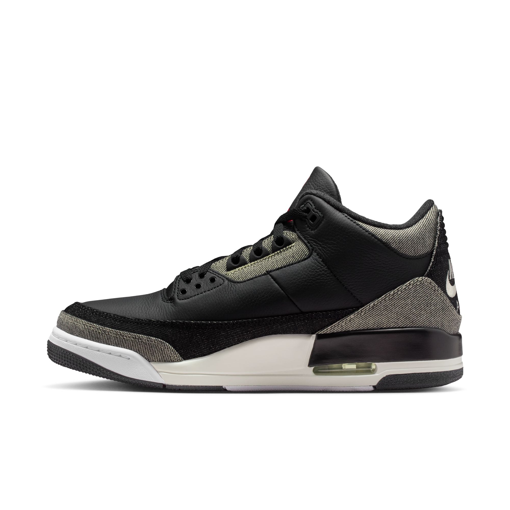 Air Jordan 3 x Levi's® 'Black/Gym Red'