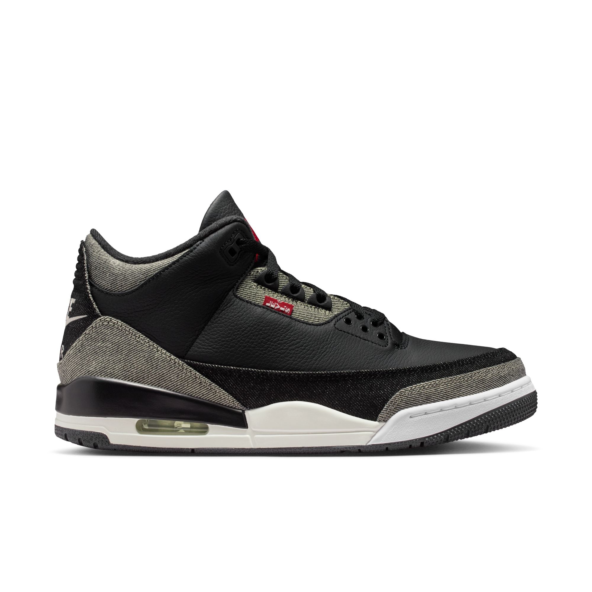 Air Jordan 3 x Levi's® 'Black/Gym Red'