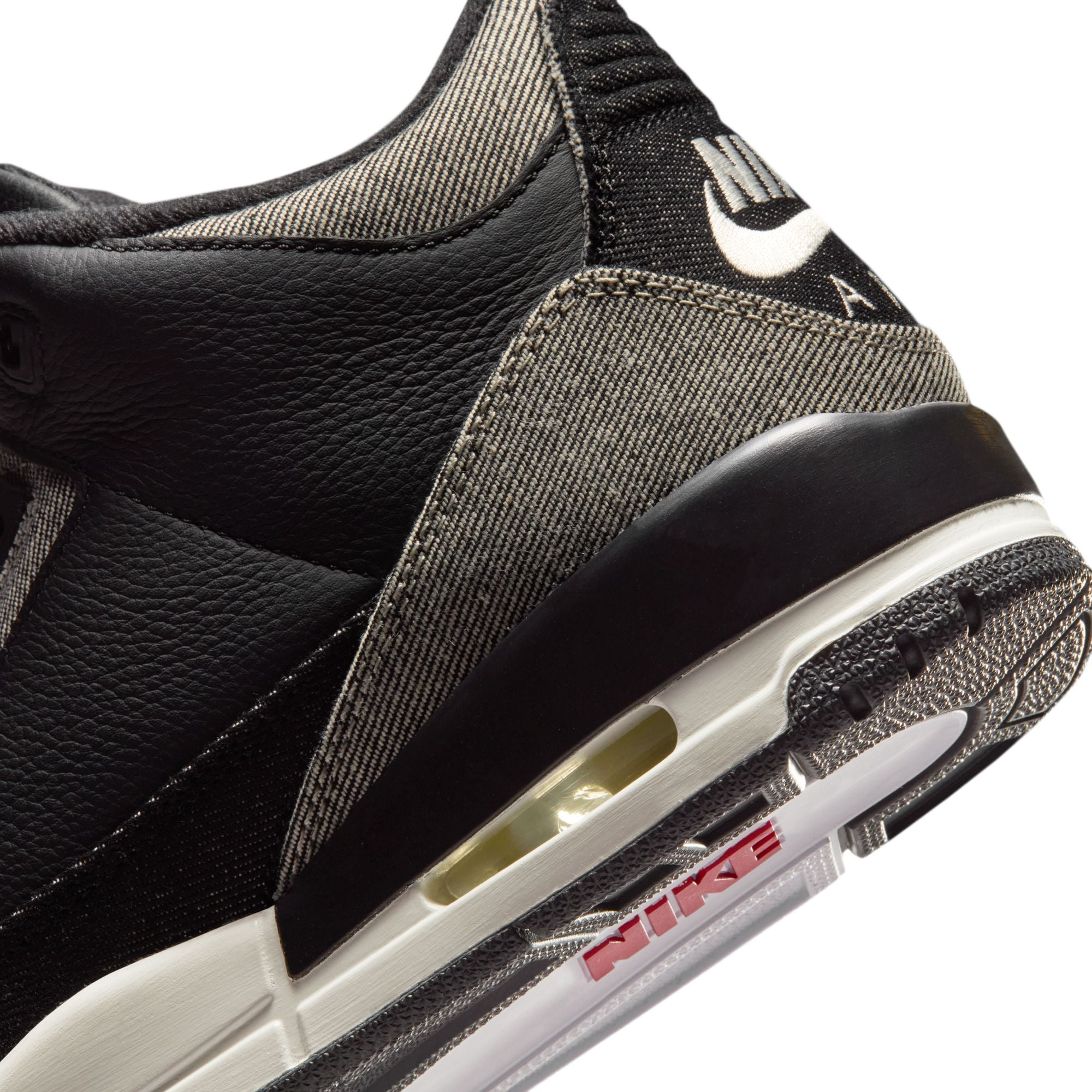 Air Jordan 3 x Levi's® 'Black/Gym Red'