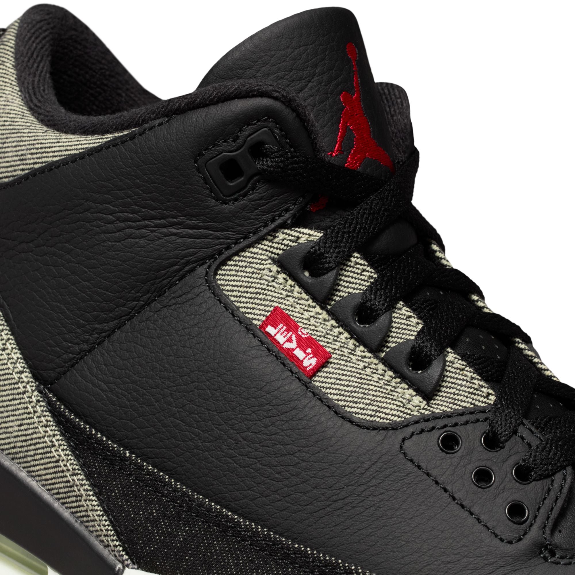 Air Jordan 3 x Levi's® 'Black/Gym Red'