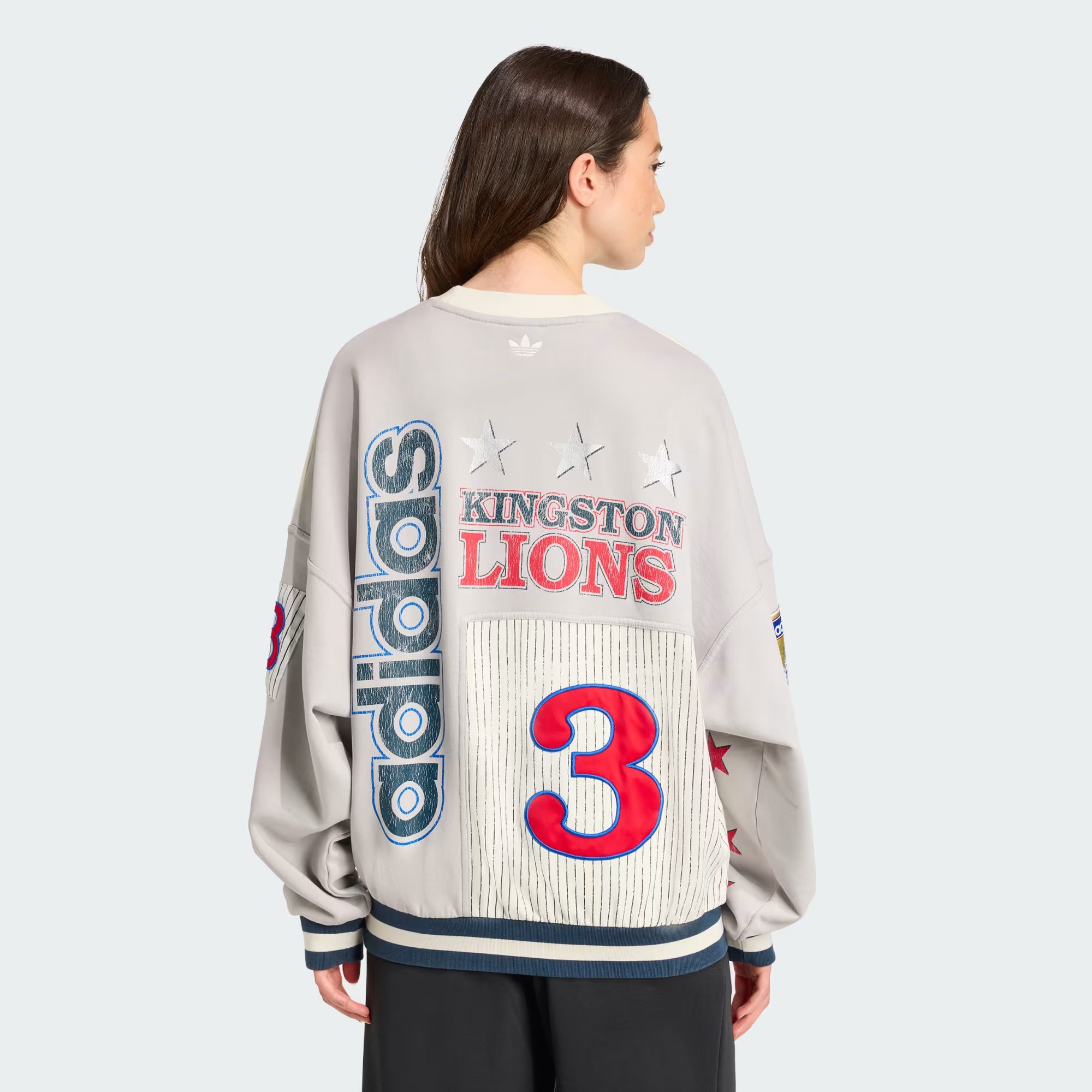 Womens adidas Baseball Crew 'Grey'