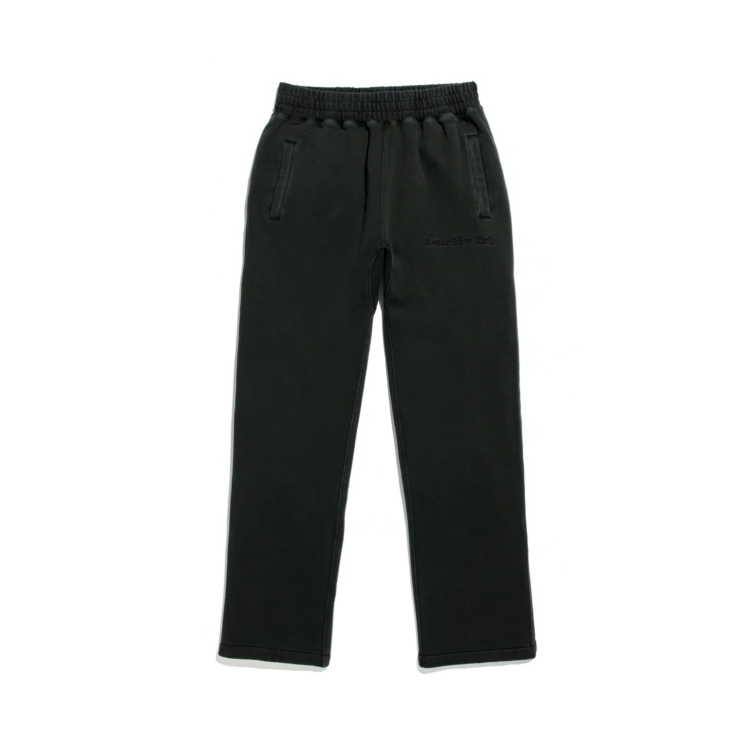 Awake Embroidered Logo Open End Sweatpants 'Black'