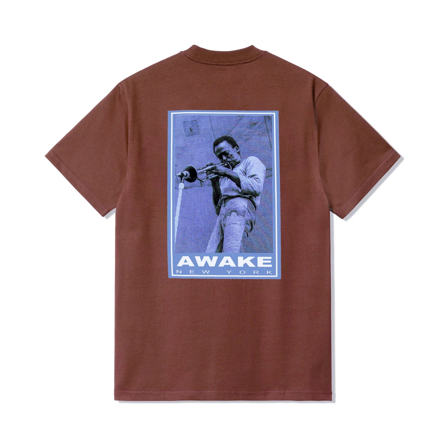 Awake Miles Davis Printed T-Shirt 'Brown'