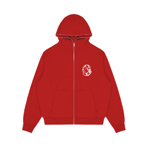 
                  
                    Load image into Gallery viewer, Billionaire Boys Club Helmet Zip-Up Hoodie &amp;#39;Red&amp;#39;
                  
                