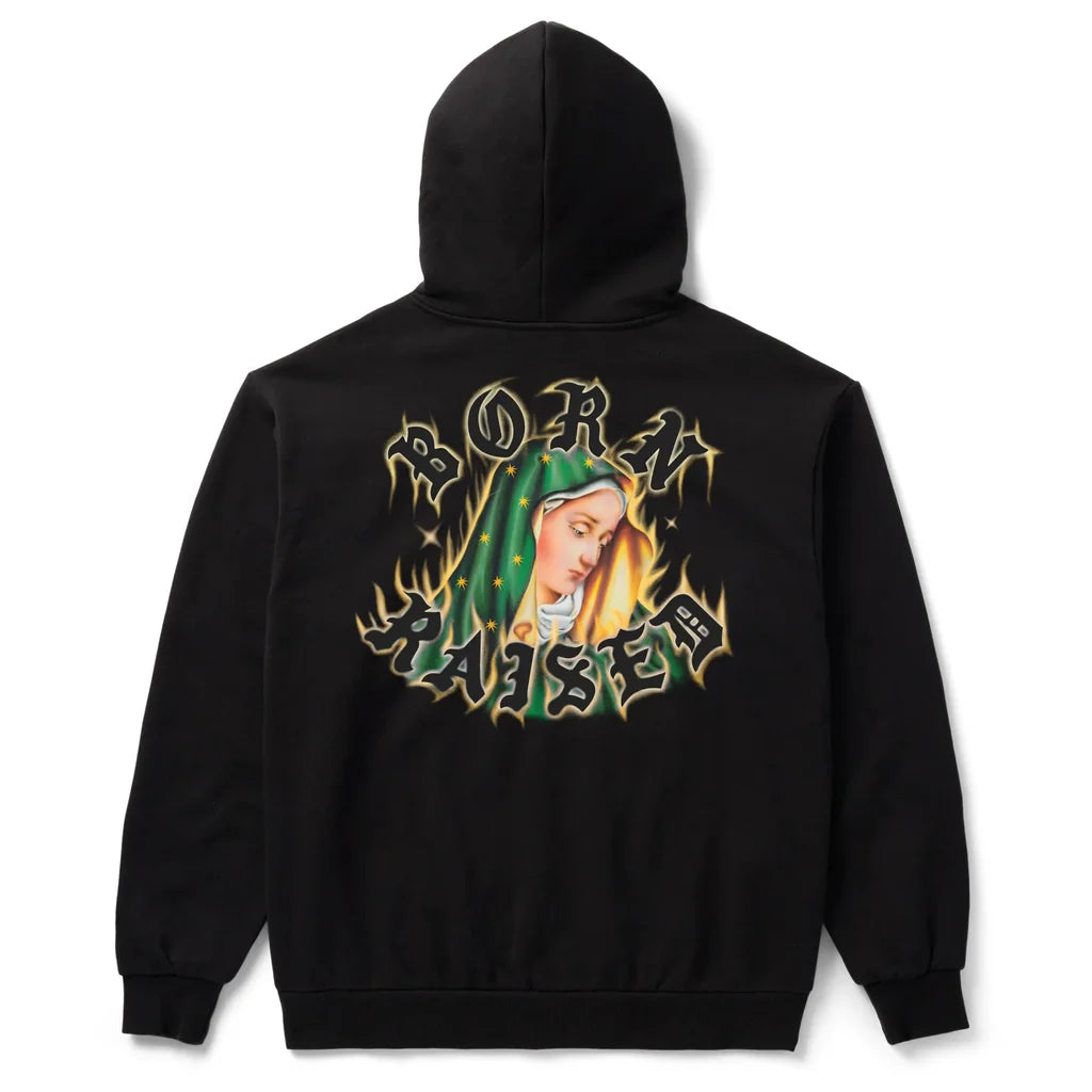 Born x Raised Guadalupe Zip-Up Hoodie 'Black'