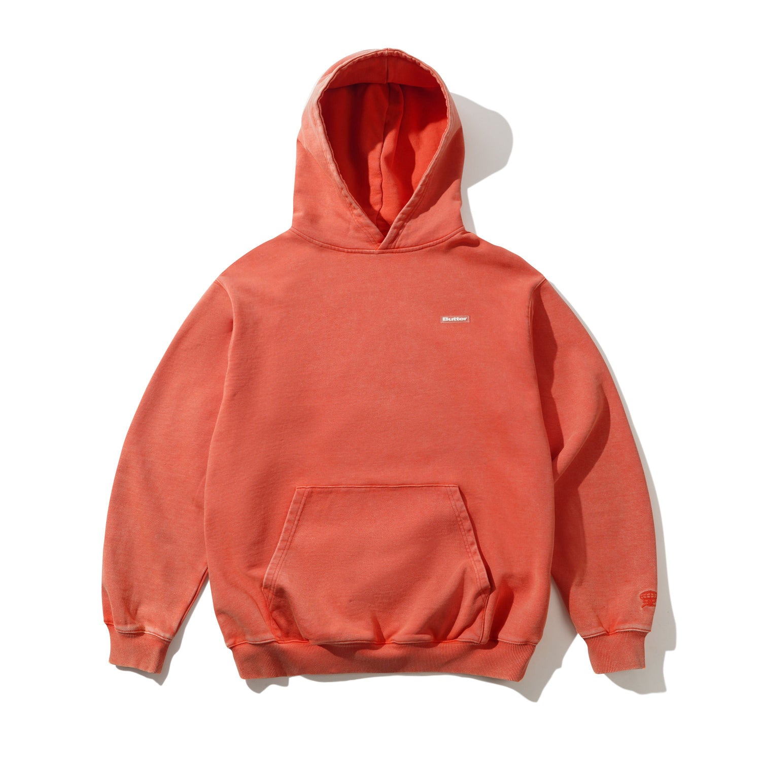 Butter Goods Basic Pullover Hood 'Washed Blood Orange'