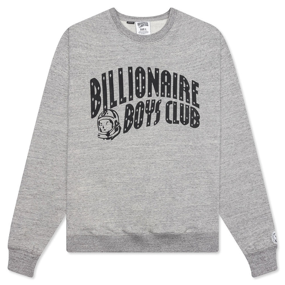 
                  
                    Load image into Gallery viewer, Billionaire Boys Club Straight Font Crew &amp;#39;Heather Grey&amp;#39;
                  
                