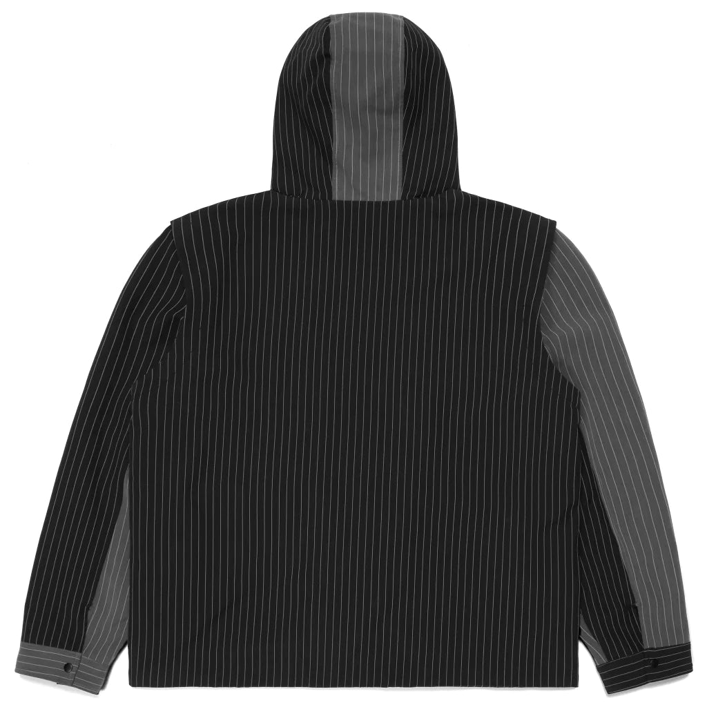 Afield Out Pinstripe Utility Jacket 'Black/Grey'