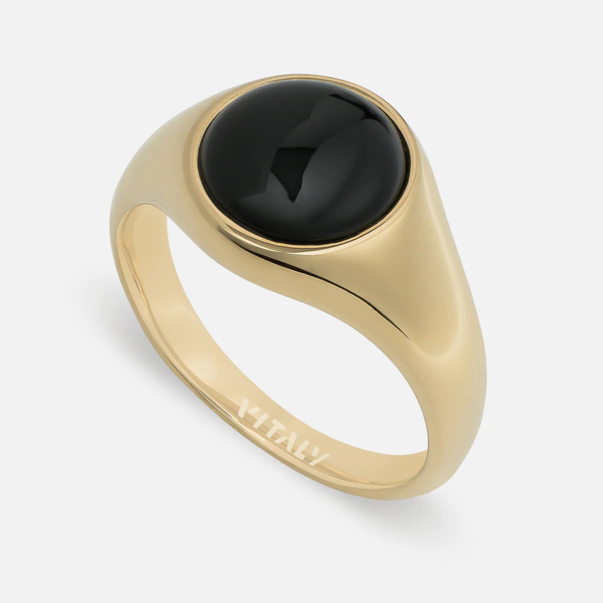 Vitaly Bond Ring 'Gold/Onyx