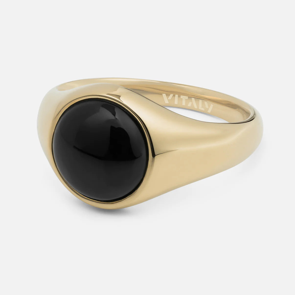 Vitaly Bond Ring 'Gold/Onyx