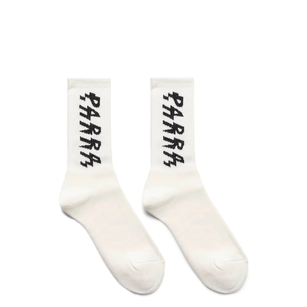 by Parra Shocker Logo Crew Socks 'White'