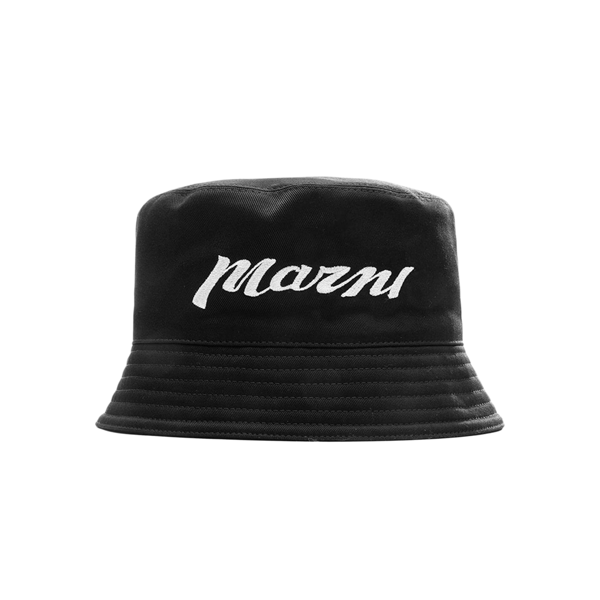 Marni Embroidered Bucket Hat 'Black' Sole Classics
