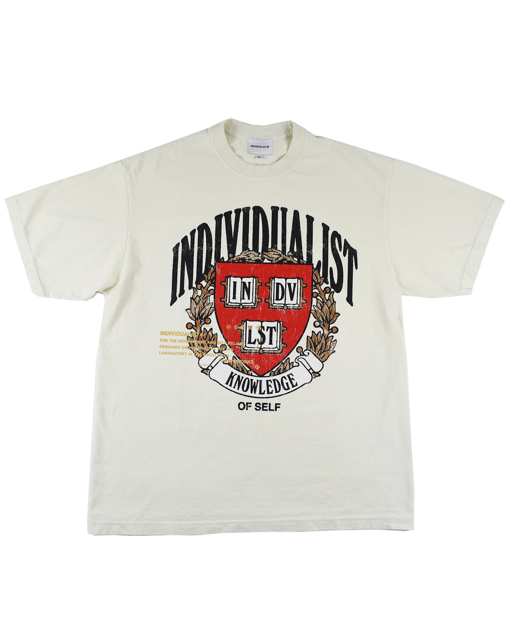 Indvlst Lab Coat Of Arms SS Tee 'White'