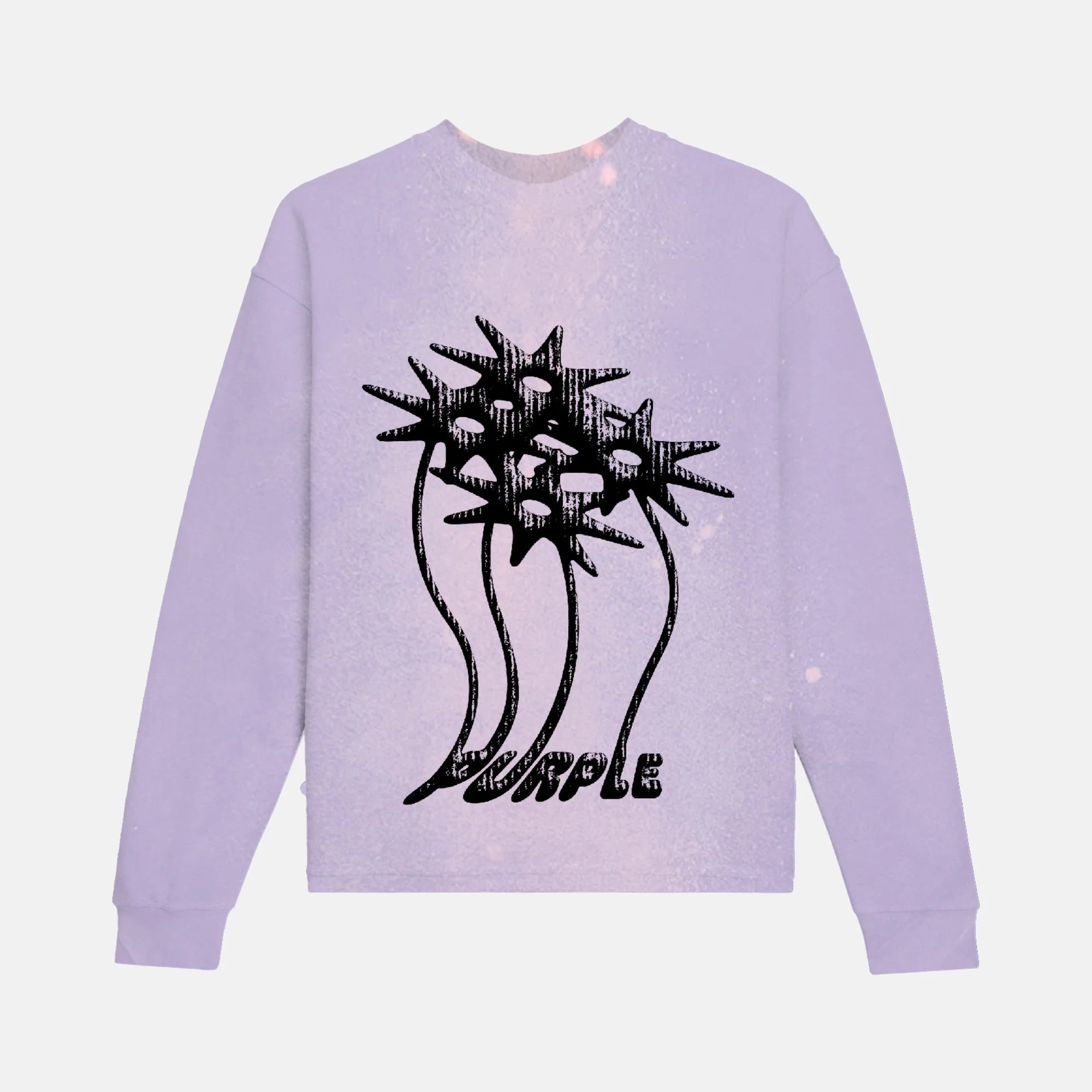 Purple Brand Textured Jersey Longsleeve T-Shirt 'Lavender'