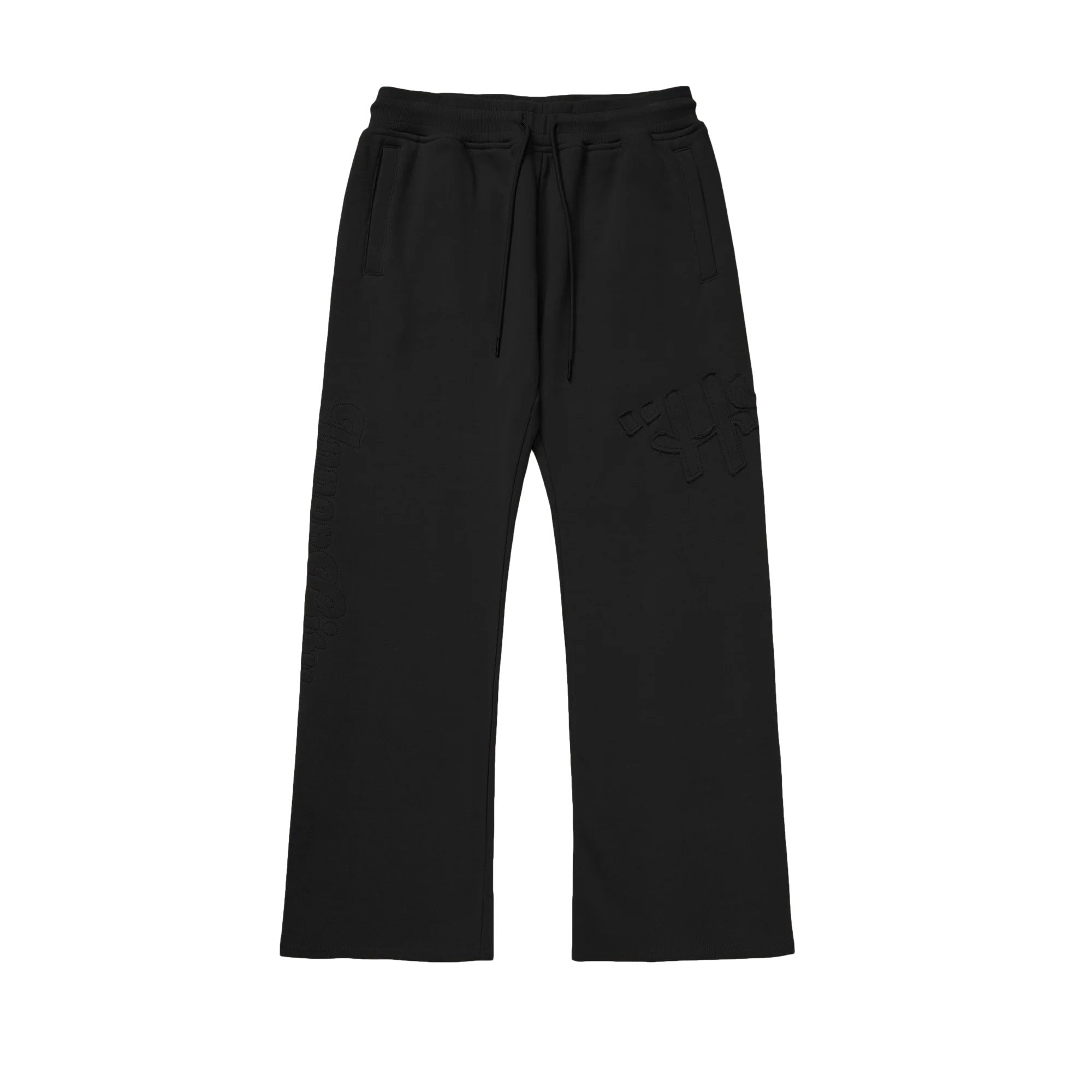 Honor The Gift Fall Script Embroidered Sweats 'Black'