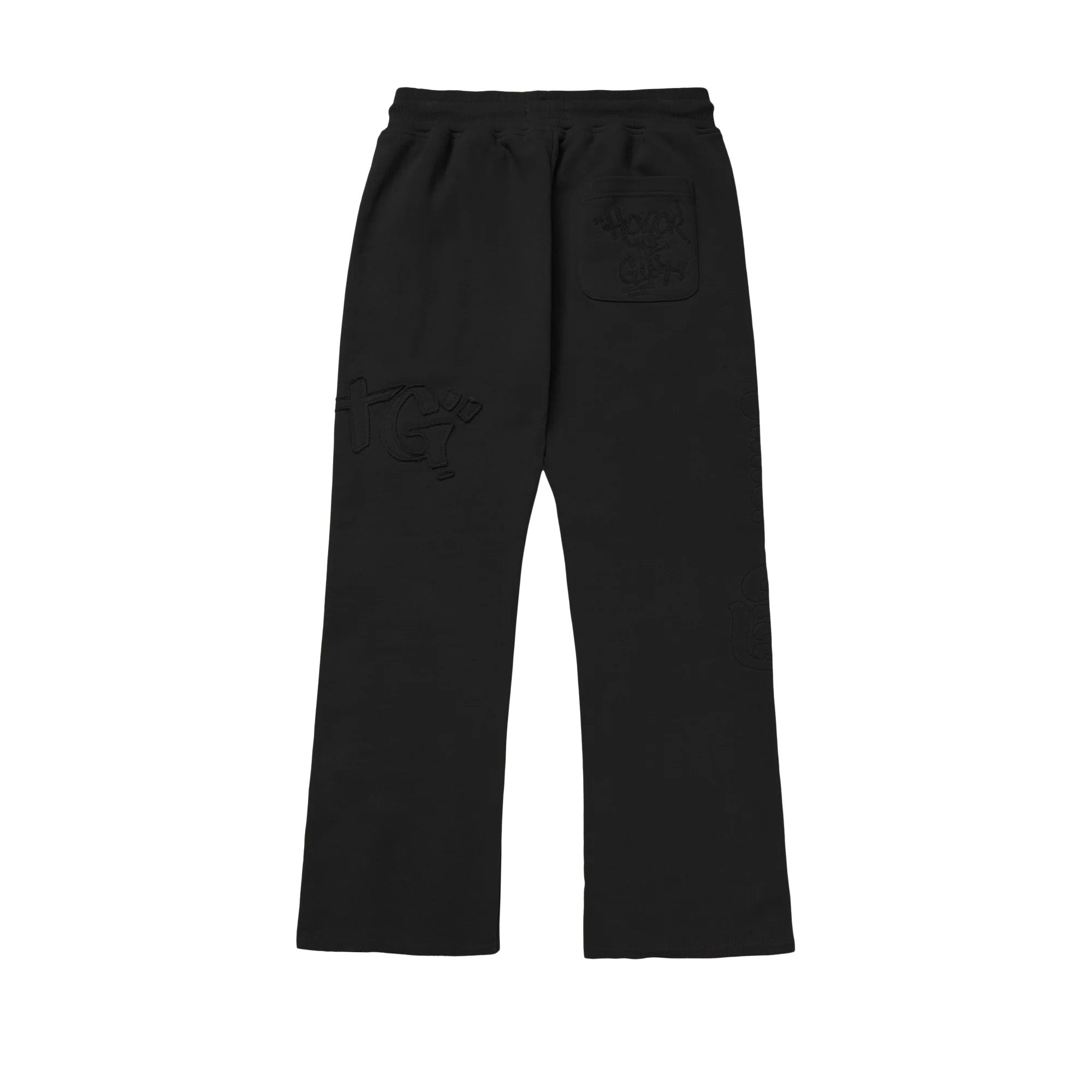 Honor The Gift Fall Script Embroidered Sweats 'Black'