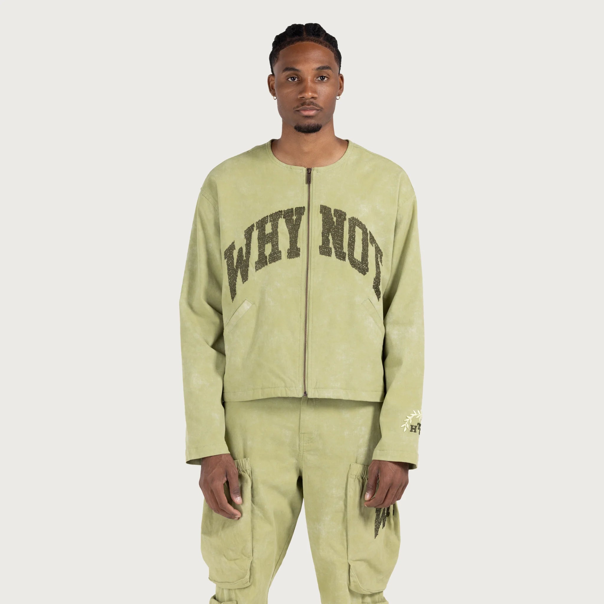 Honor The Gift Twill Washed Jacket 'Green'