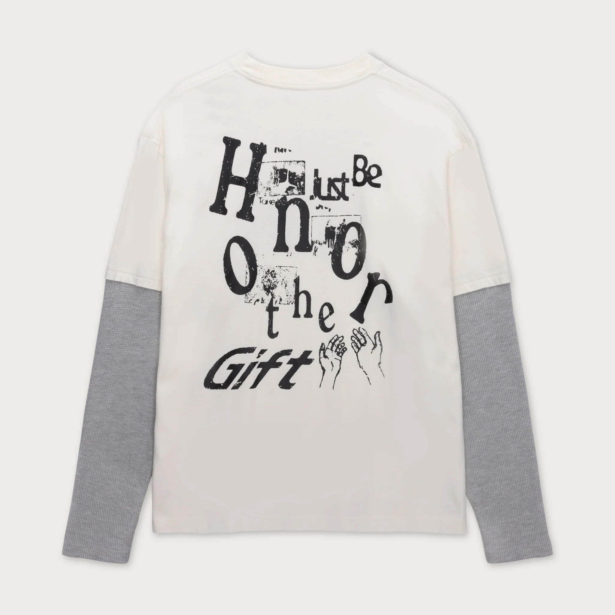 Honor The Gift Just Be L/S Tee 'Bone'