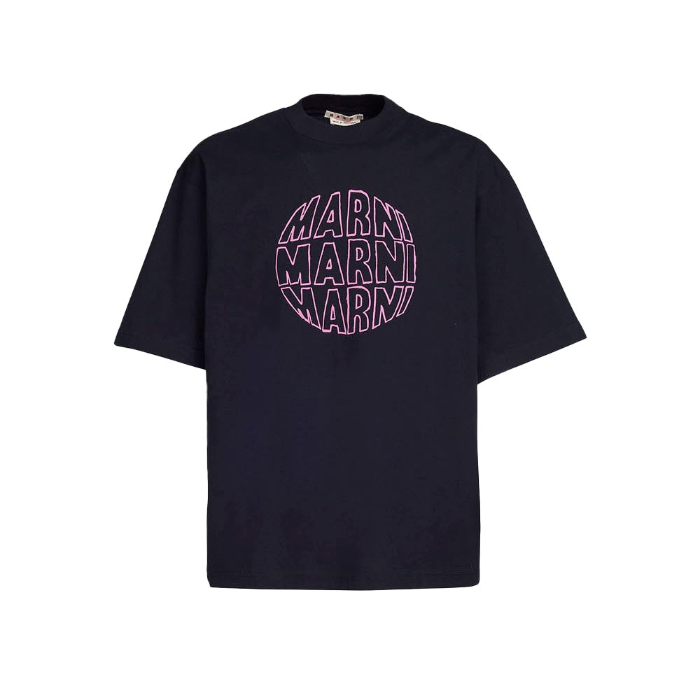 Marni Circular T-Shirt 'Black'