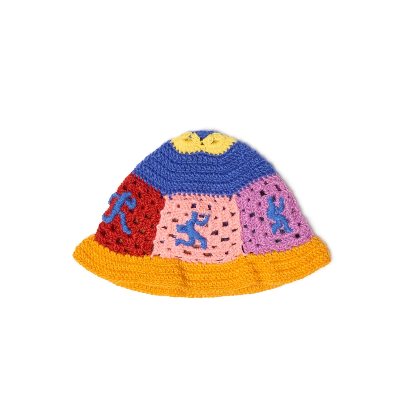 Kidsuper Running man crochet hat- Multi