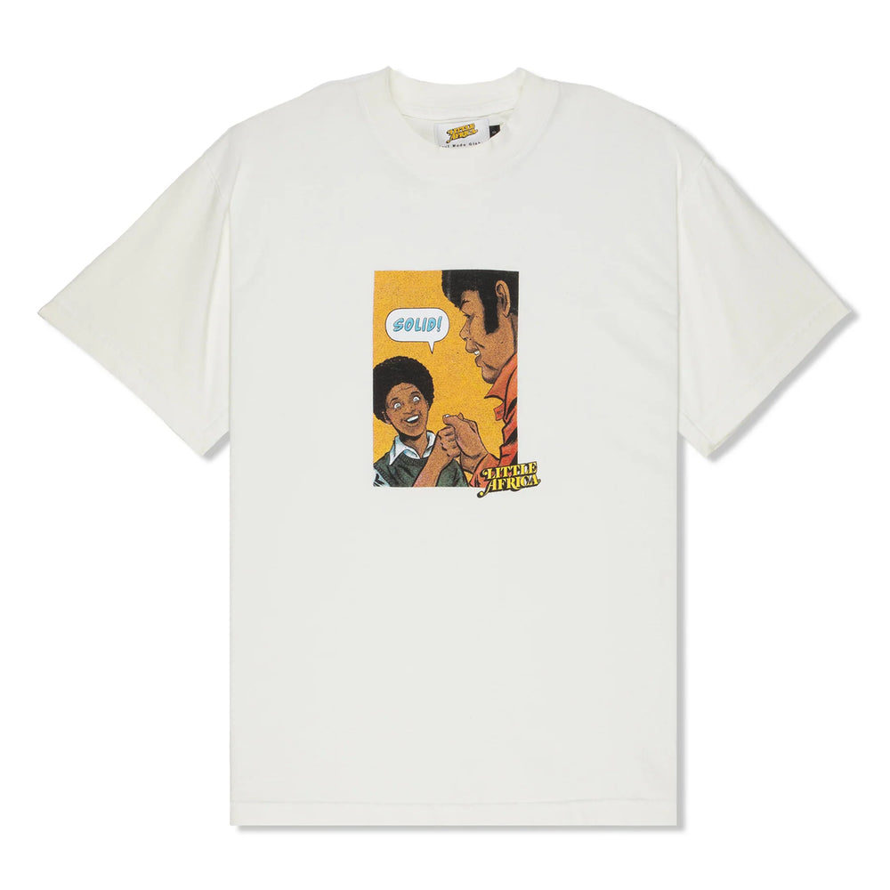 Little Africa Solid T-Shirt 'Vintage White'