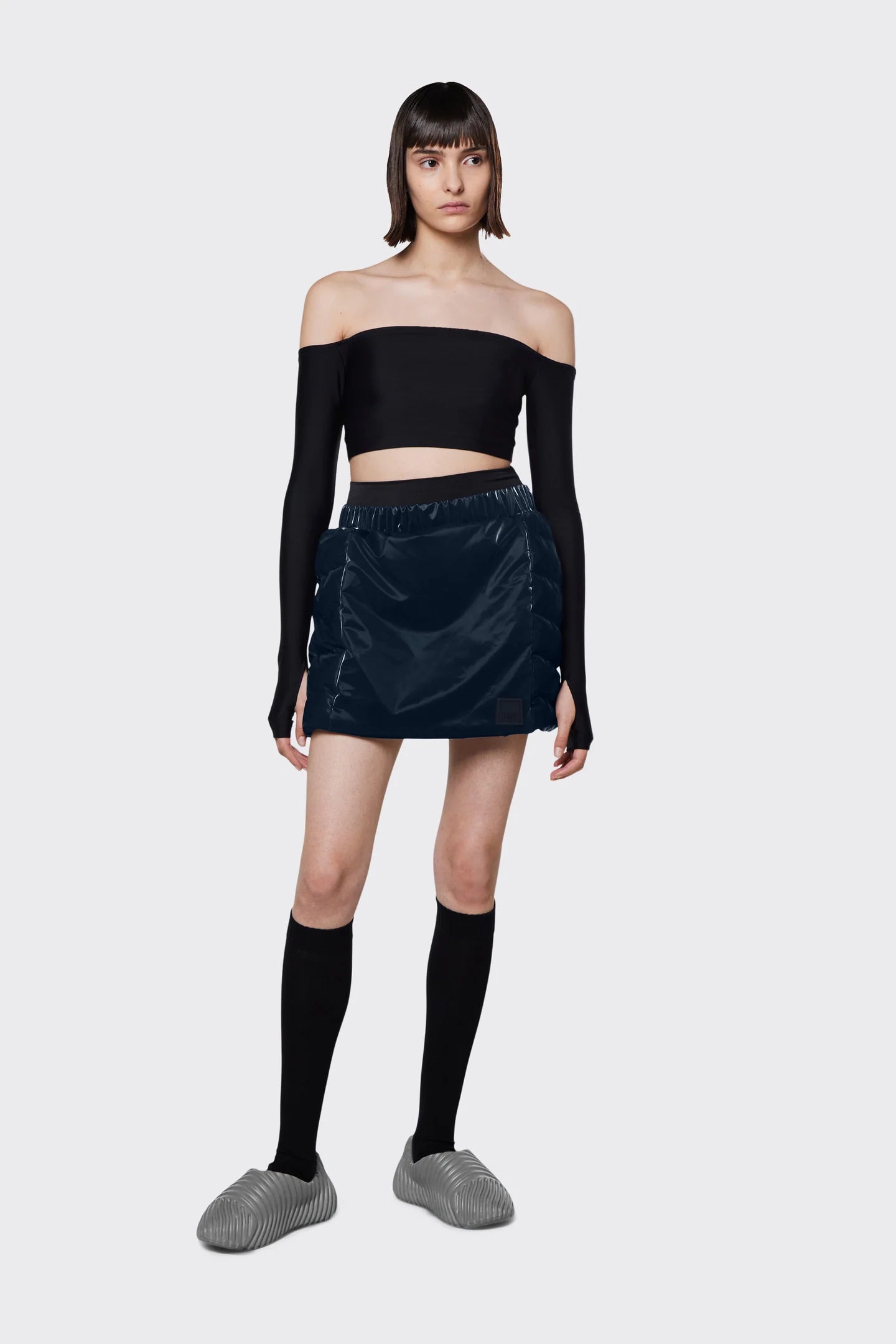 Womens RAINS Loop Mini Skirt 'Ink'