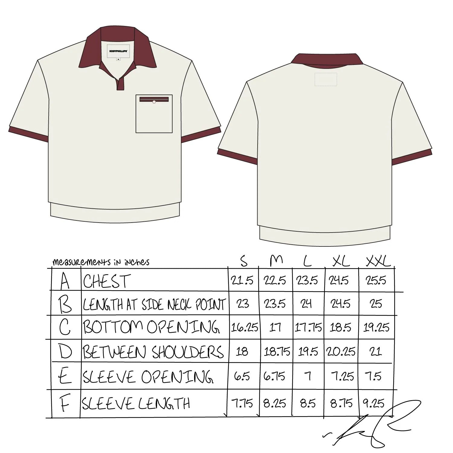 Kody Phillips Mesh Polo 'Maroon'