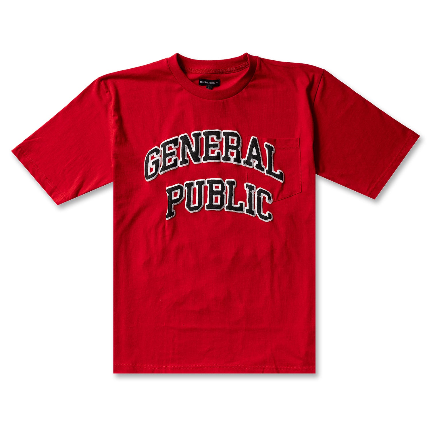 General Public Pocket T-Shirt 'Red'