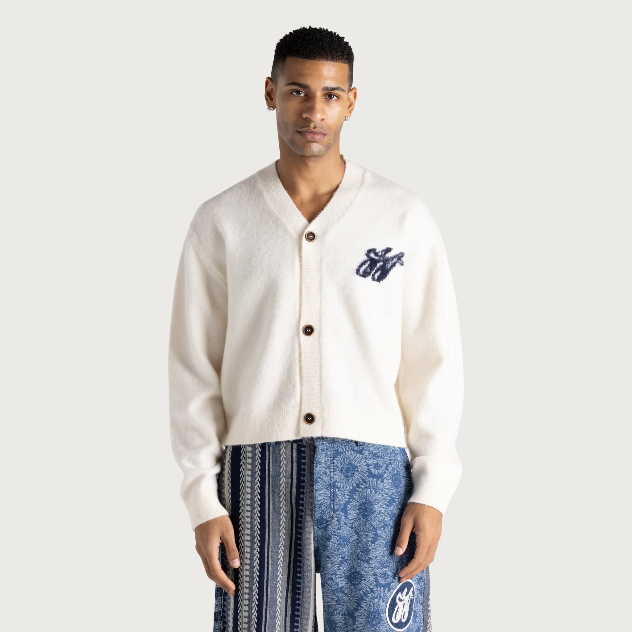 Honor The Gift Brushed Knit Cardigan 'Bone'