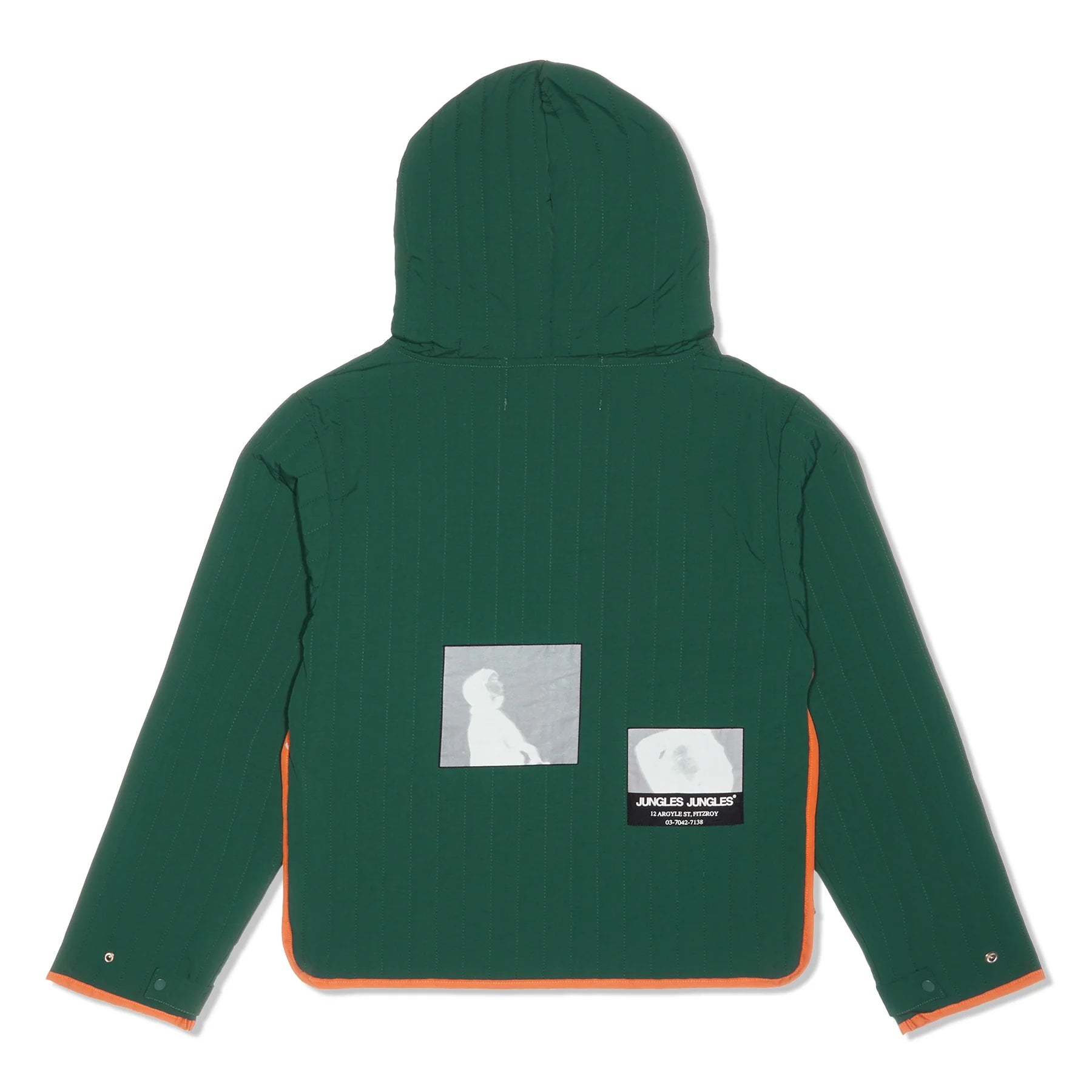 Jungles Jungles Movement Quilted Pullover 'Green'