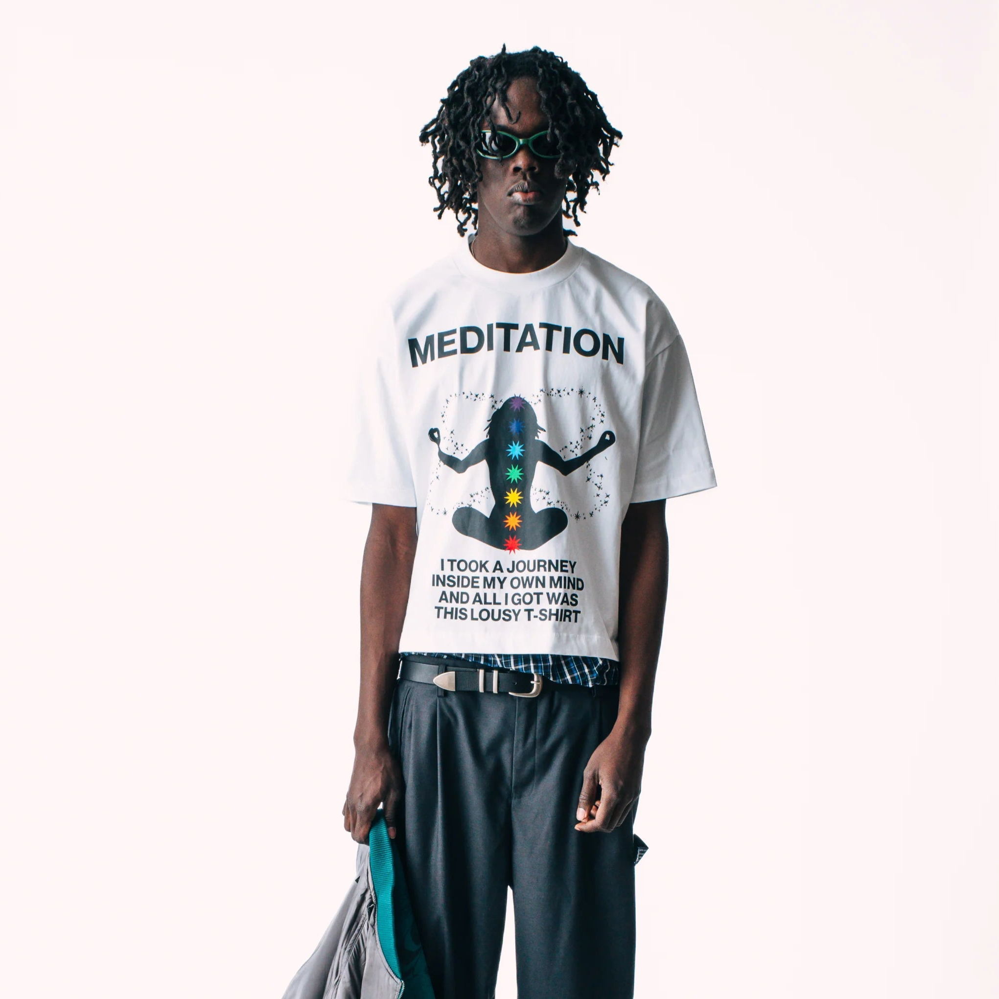 Jungles Jungles Meditation Tee 'White'