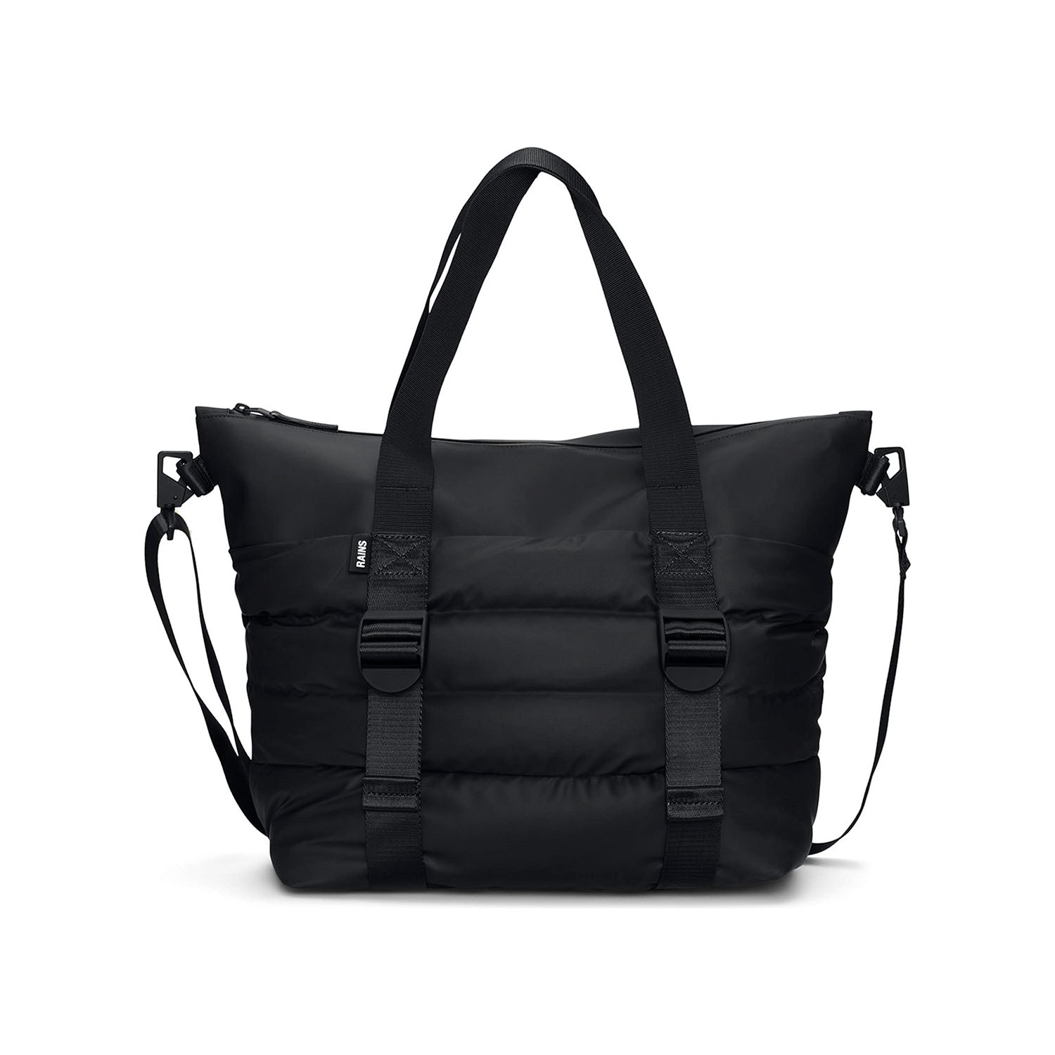 Rains Puffer Mix Tote Bag Mini W3 'Black'