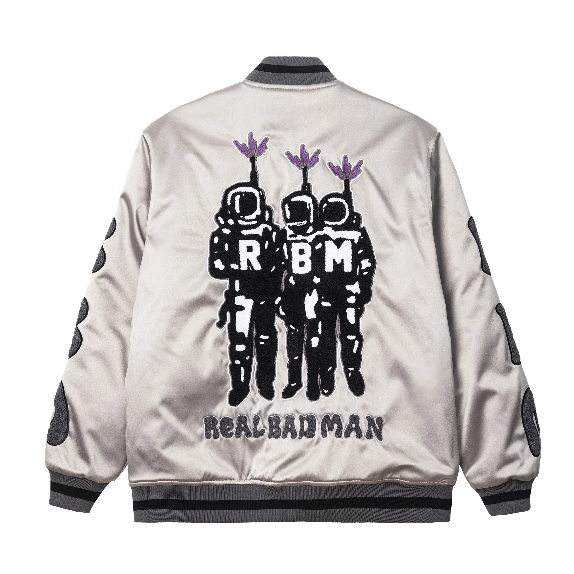 Real Bad Man RBM Team Jacket 'Grey'