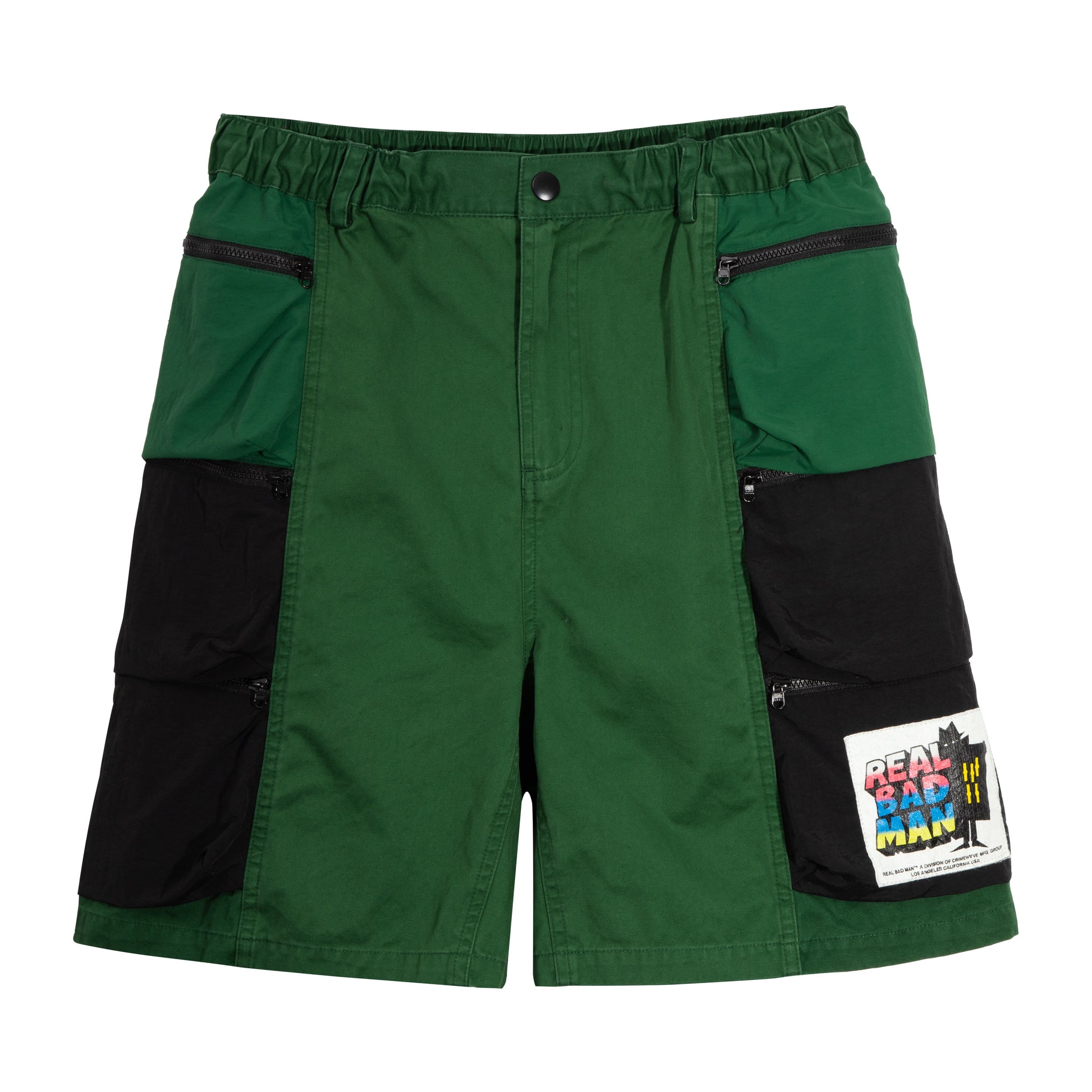 Real Bad Man Carryall Hiker Shorts 'Green'